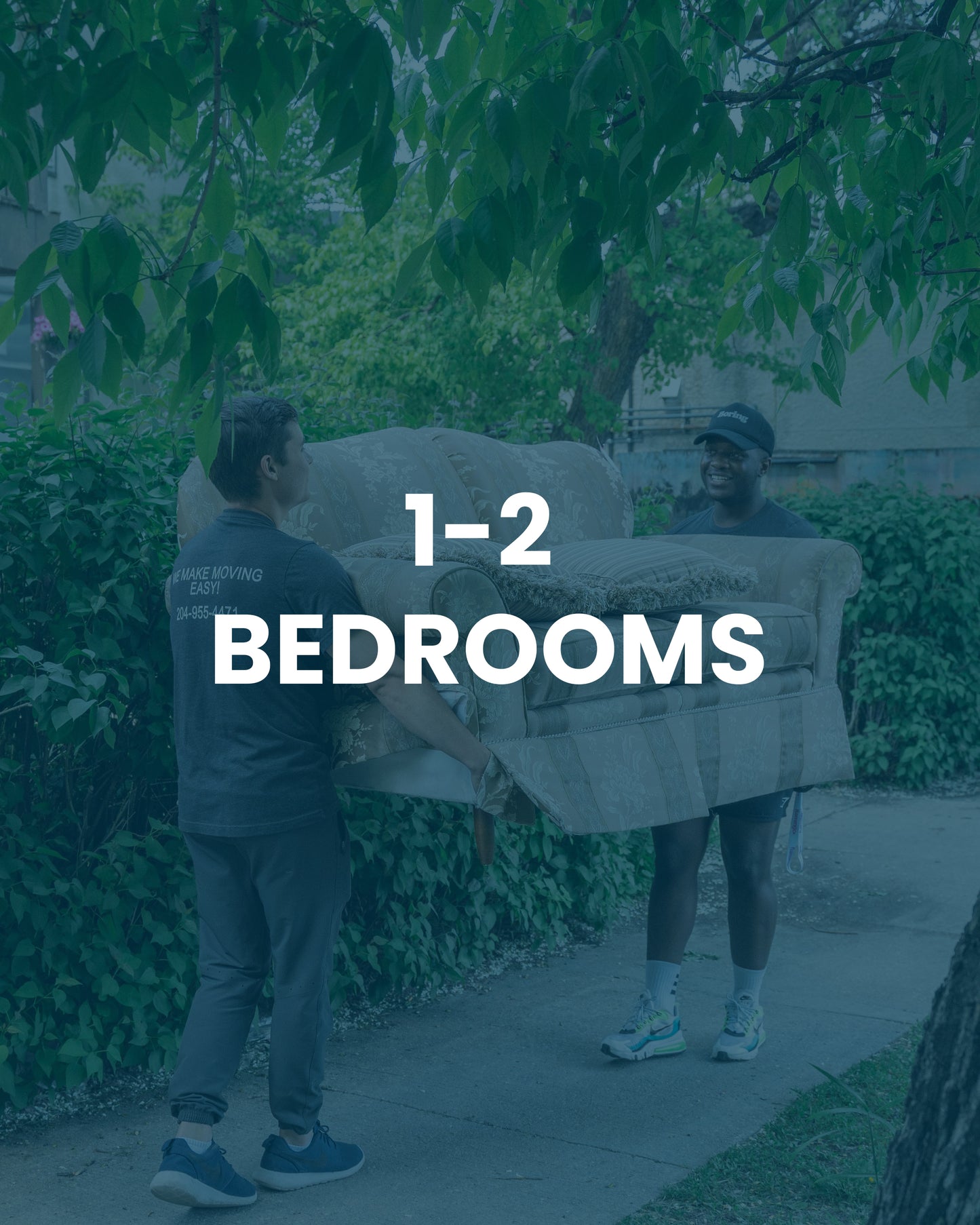 RESIDENTIAL MOVING SERVICES 1-2 BEDROOM (ESTIMATED 2-4 HOURS)